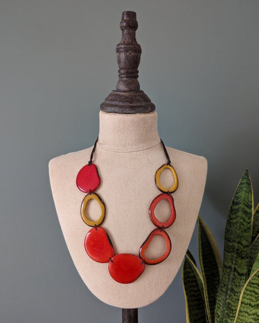 Gaby Tagua Nut Necklace - The Happy Elephant - Tagua Jewellery