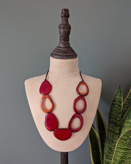 Gaby Tagua Nut Necklace - The Happy Elephant - Tagua Jewellery