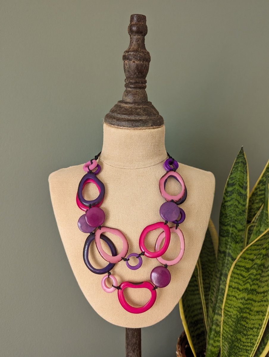 Galapagos Tagua Nut Necklace - The Happy Elephant - Tagua Jewellery