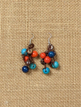 Load image into Gallery viewer, Isabela Acai Seed &amp; Coconut Shell Earrings - The Happy Elephant - Tagua Jewellery
