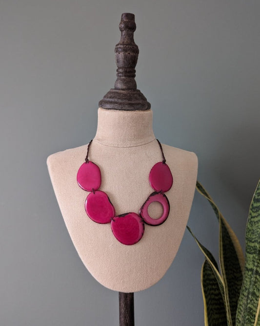 Liliana Tagua Nut Necklace - The Happy Elephant - Tagua Jewellery