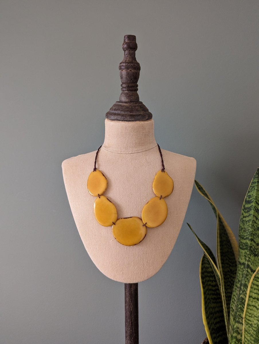 Lily Tagua Nut Necklace - The Happy Elephant - Tagua Jewellery
