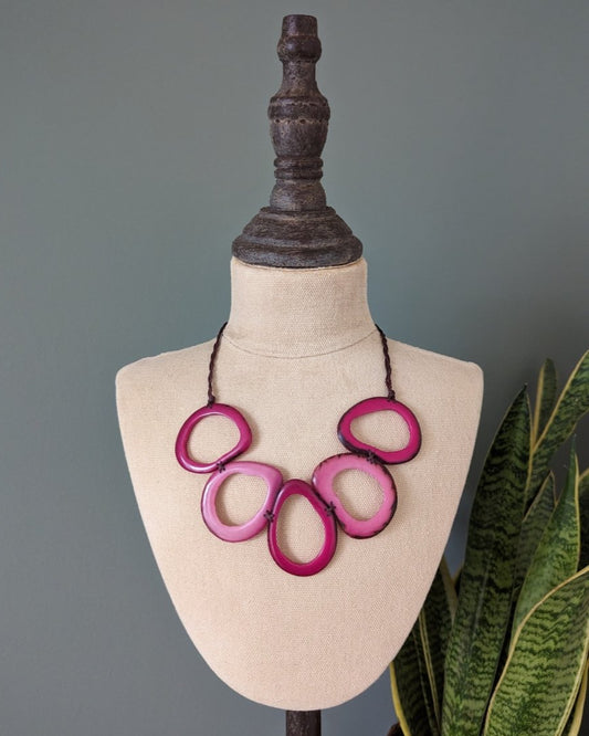 Mariposa Tagua Nut Necklace - The Happy Elephant - Tagua Jewellery