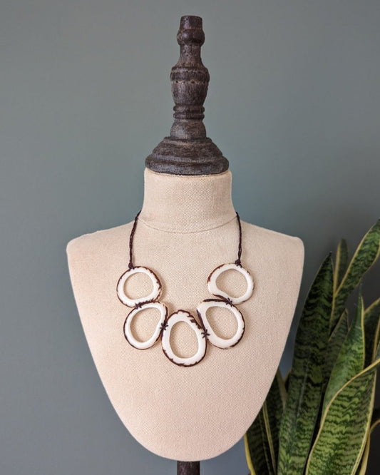 Mariposa Tagua Nut Necklace - The Happy Elephant - Tagua Jewellery
