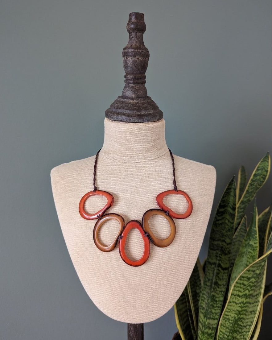 Mariposa Tagua Nut Necklace - The Happy Elephant - Tagua Jewellery