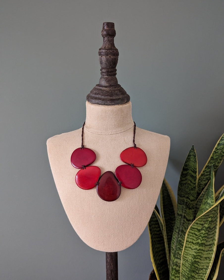 Mindo Tagua Nut Necklace - The Happy Elephant - Tagua Jewellery