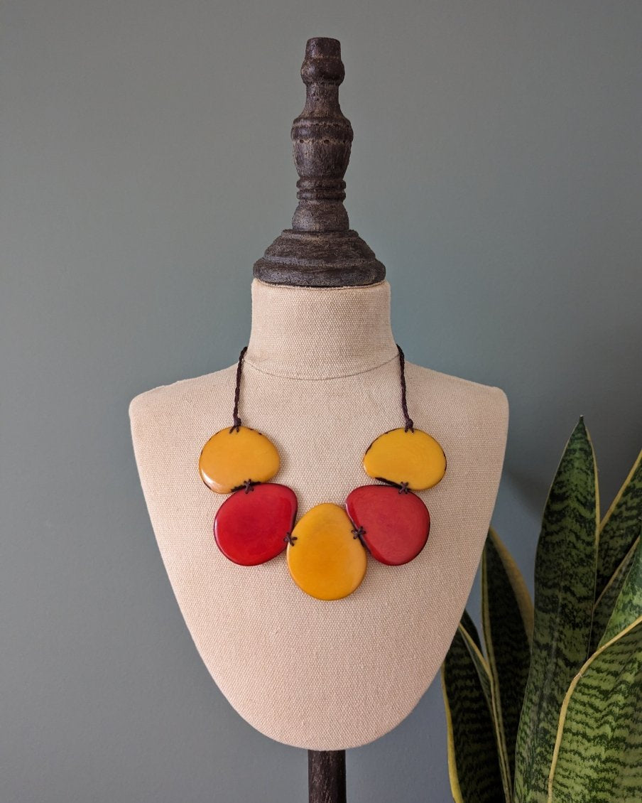 Mindo Tagua Nut Necklace - The Happy Elephant - Tagua Jewellery