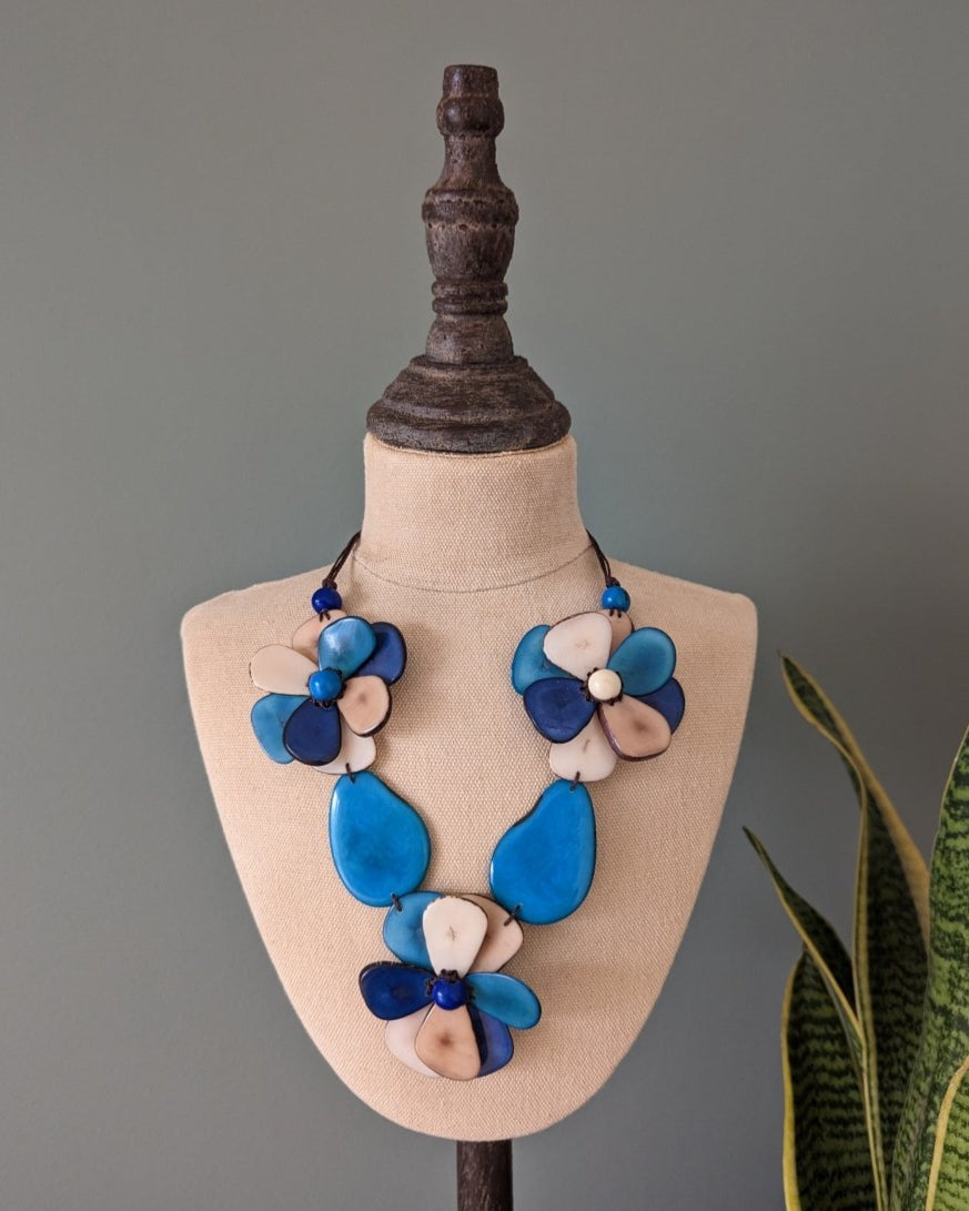 Petal Tagua Nut Necklace - The Happy Elephant - Tagua Jewellery