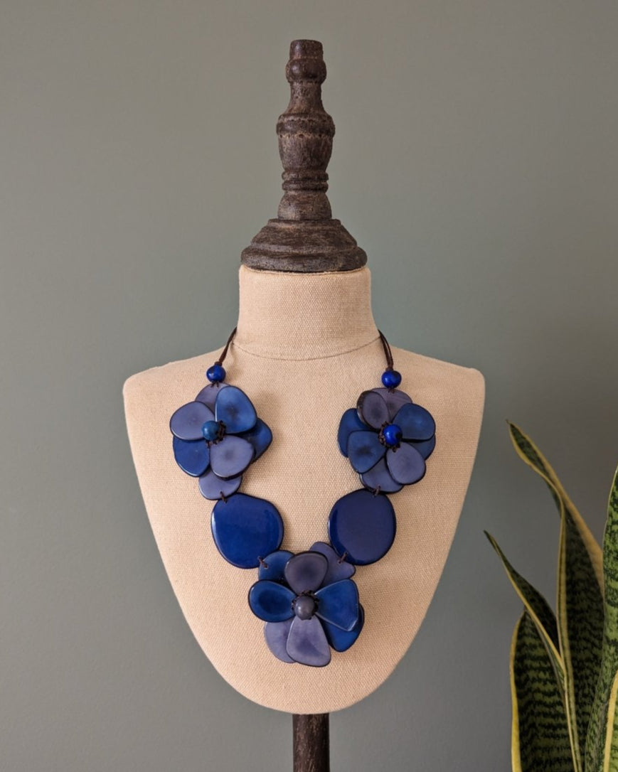 Petal Tagua Nut Necklace - The Happy Elephant - Tagua Jewellery