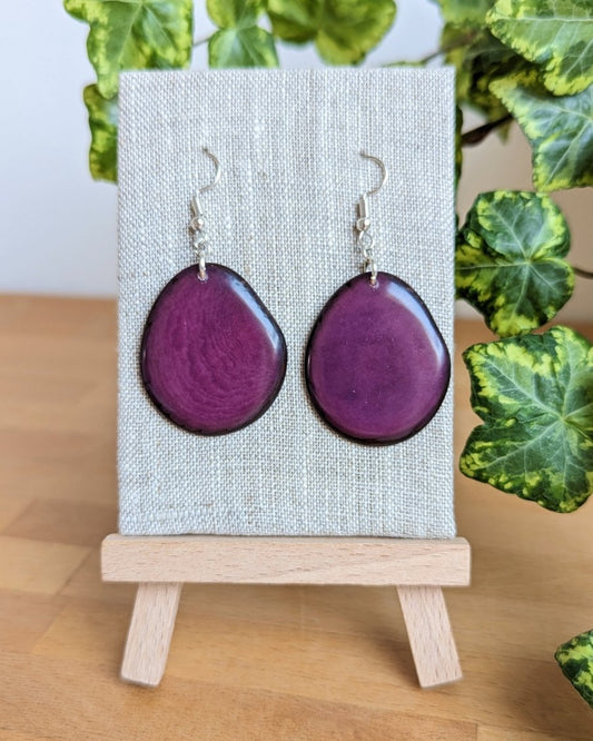 Reana Tagua Nut Handmade Earrings - The Happy Elephant - Tagua Jewellery