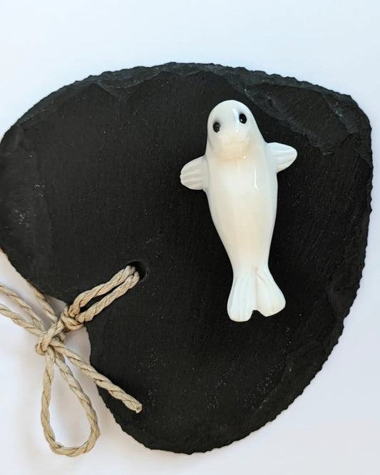 Sammy the Seal - The Happy Elephant - Tagua Jewellery