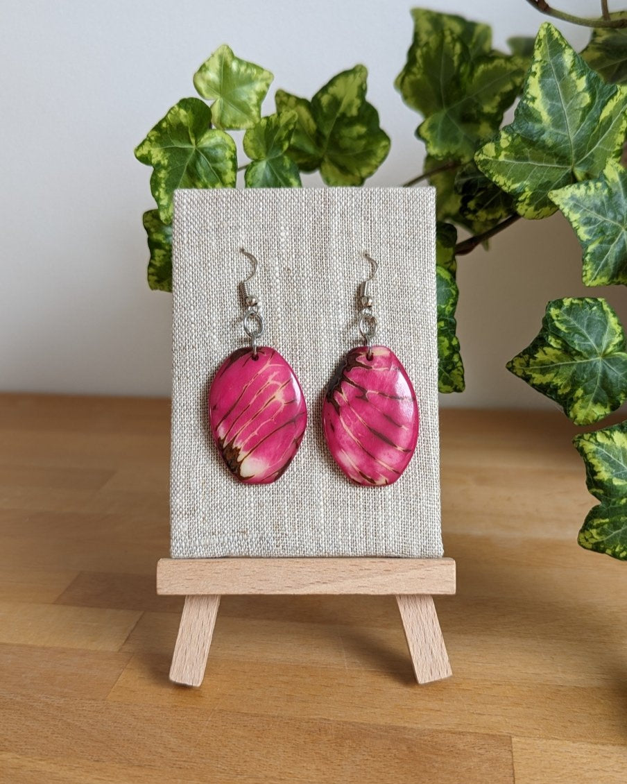 Tagua nut earrings cheap