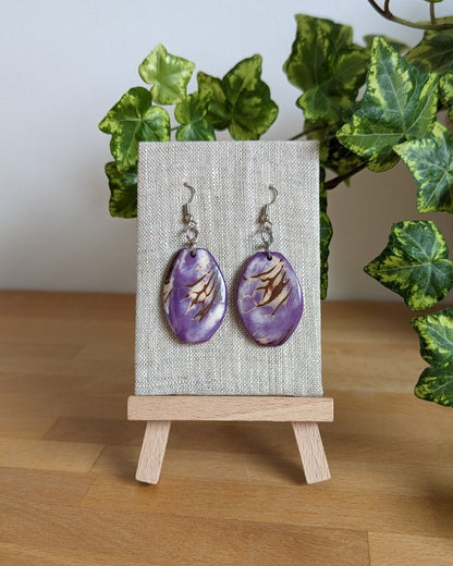 Sierra Tagua Nut Earrings - The Happy Elephant - Tagua Jewellery