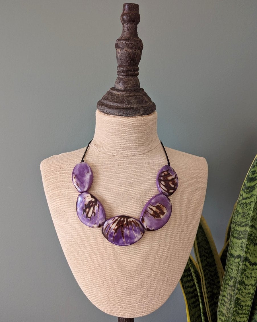 Sierra Tagua Nut Necklace - The Happy Elephant - Tagua Jewellery