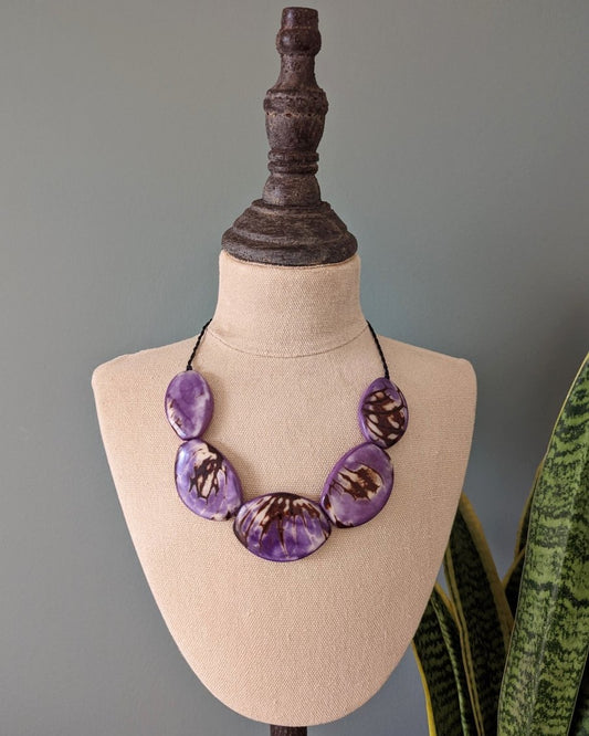 Sierra Tagua Nut Necklace - The Happy Elephant - Tagua Jewellery