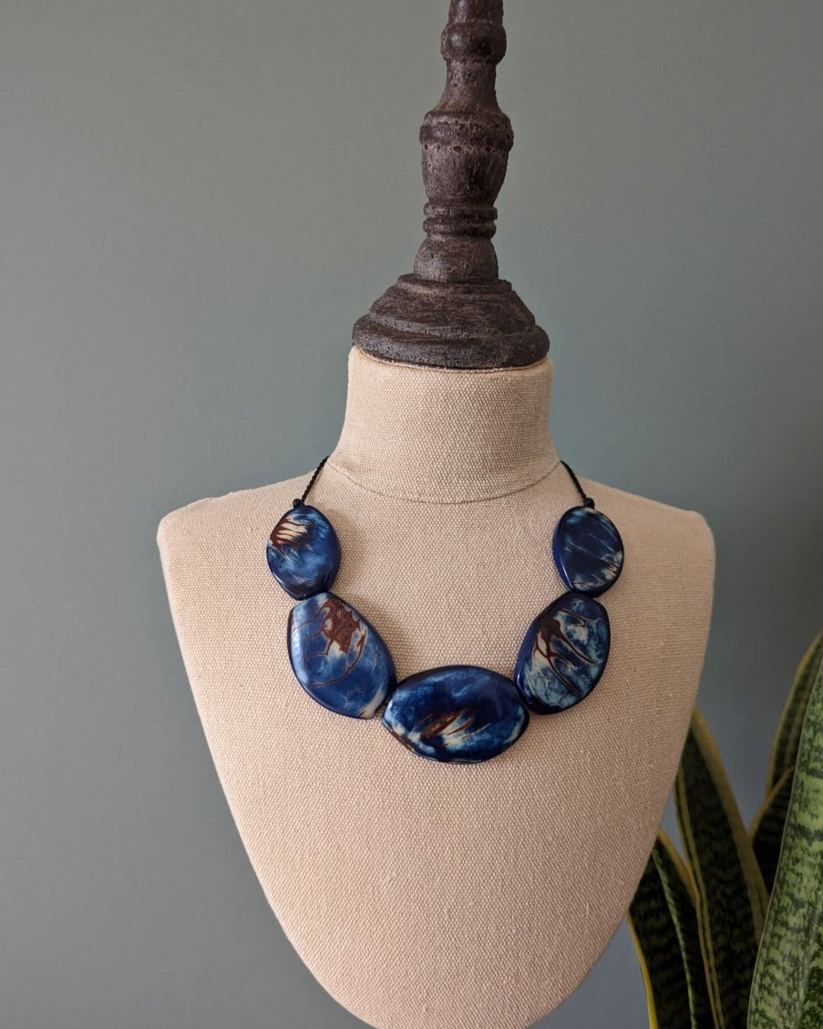 Sierra Tagua Nut Necklace - The Happy Elephant - Tagua Jewellery