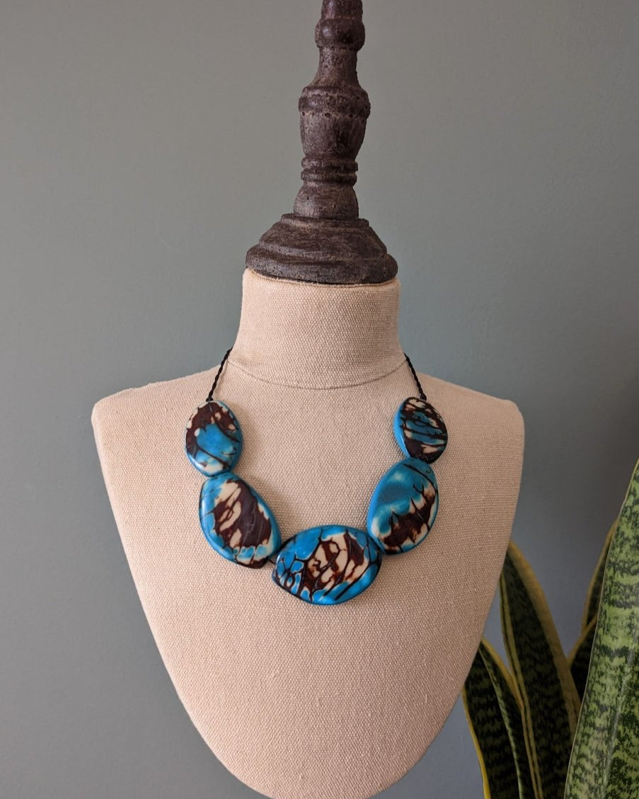 Sierra Tagua Nut Necklace - The Happy Elephant - Tagua Jewellery