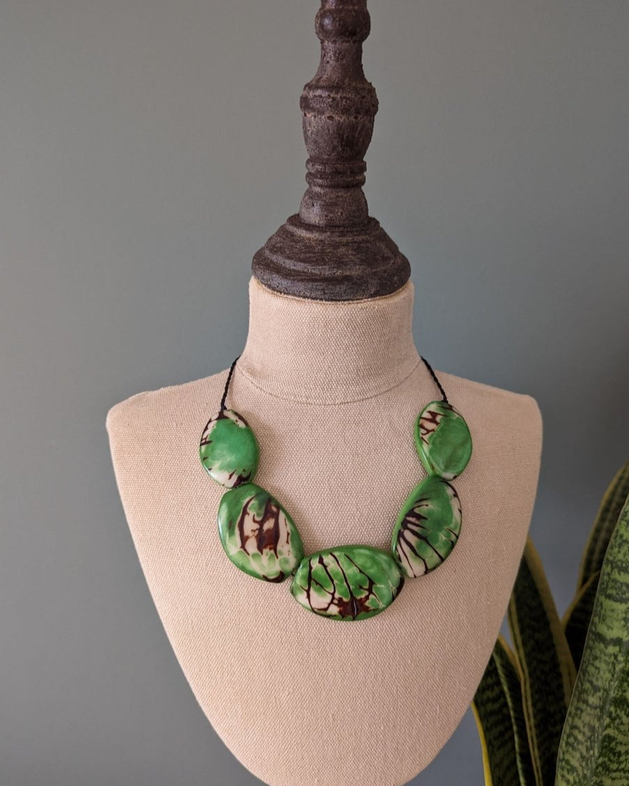Sierra Tagua Nut Necklace - The Happy Elephant - Tagua Jewellery