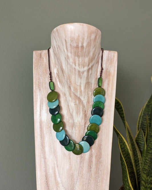 Smarties Tagua Nut Necklace - The Happy Elephant - Tagua Jewellery