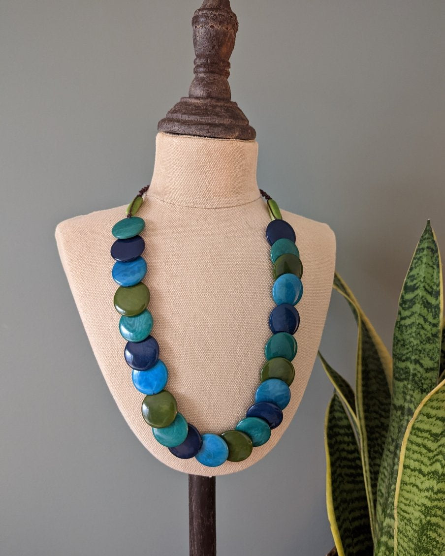 Smarties Tagua Nut Necklace - The Happy Elephant - Tagua Jewellery