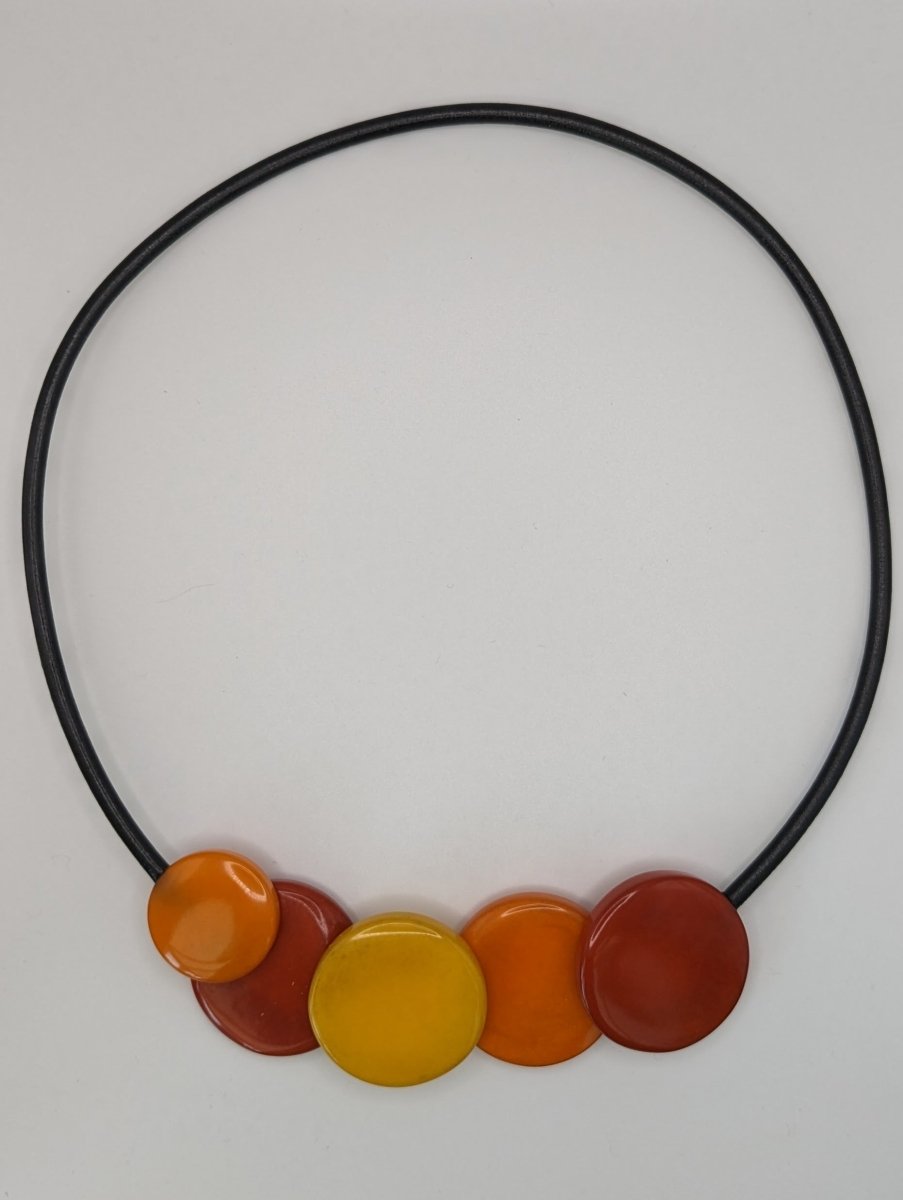 Sunset Tagua Nut Necklace - The Happy Elephant - Tagua Jewellery