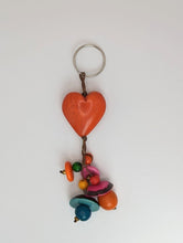 Load image into Gallery viewer, Tagua Nut Keyrings - The Happy Elephant - Tagua Jewellery
